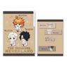 Gyugyutto Clear File w/3 Pockets The Promised Neverland Three People (Anime Toy)