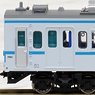 Series 301 Gray Blue Line Air-Conditioned Car (Basic 6-Car Set) (Model Train)