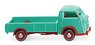 (HO) Tempo Matador Low-side Flat Bed Turquoise (Model Train)
