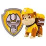 Paw Patrol One Action Figure w/Badge Rubble (Character Toy)