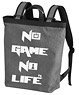 No Game No Life `No Game No Life` 2Way Backpack Heather Charcoal (Anime Toy)