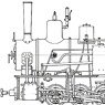 (O Narrow) (On2 1/2) Koppel (Allan Straight Link Valve Gear) (Unassembled Kit) (Model Train)