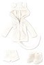 Nyannyan Room Wear Set (Obitsu 11 Wearable) (White) (Fashion Doll)