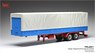 Truck Trailer CanvasCover Gray/Blue (Diecast Car)