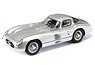 メルセデス・ベンツ 300SLR クーペ Uhlenhaut (W196S) 1955年 シルバー (ミニカー)