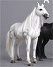 Ancient War Horse White /Standing (Fashion Doll)