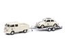 VW T1b Twin Cabin with Trailer and Ovali Beetle 53-Racing (Diecast Car)