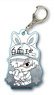 Gyugyutto Acrylic Key Ring Cells at Work! Rabbit Ears Ver. White Blood Cell (Anime Toy)