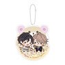 [Stand My Heroes] Fukafuka Pass Case Takaomi Hiyama & Go Miyase (Anime Toy)