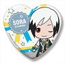 The Idolm@ster Side M Side Mini Heart Can Badge Glory Monochrome Sora Kitamura (Anime Toy)