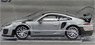 Porsche 911 GT2 RS 2018 Gray/Carbon Stripe (Diecast Car)