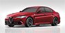 Alfa Romeo Giulia Quadrifoglio 2017 Red Metallic (Diecast Car)