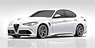 Alfa Romeo Giulia Quadrifoglio 2017 White Metallic (Diecast Car)