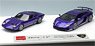 Lamborghini Superveloce Set Metallic Purple/Silver (Diecast Car)