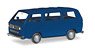 (HO) Herpa Mini Kit: VW T3 Bus, Ultra Marine Blue (Model Train)