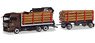 (HO) MAN TGX XLX Wood Carrier Trailer `Ziegler Group` (Model Train)