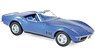 Chevrolet Corvette Convertible 1969 Metallic Blue (Diecast Car)