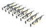 M16 Rifle Gulf War (8 Pieces) (Plastic model)