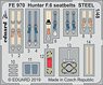 Hunter F.6 Seatbelts Steel (for Airfix) (Plastic model)