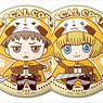 Rascal x Attack on Titan Big Trading Can Badge w/Initial Release Bonus Item (Set of 8) (Anime Toy)