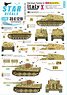 German Tanks in Italy # 10.StuG III Ausf G, Tiger I Late, Pz.Jager Nashorn. (Decal)