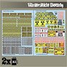 Waterslide Decals - Caution Strips and Signs (Material)