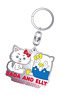 Gin Tama Metal Key Ring A / Sada and Elly x Hello Kitty (Anime Toy)