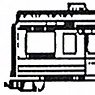 1/80(HO) Series 211-2000 MOHA211-2000/MOHA210-2000 Unpainted Body Kit (2-Car Unassembled Kit) (Model Train)