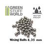 Mixing Paint Steel Bearing Balls in 6.35mm (Set of 40) (Hobby Tool)