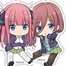 The Quintessential Quintuplets Petanko Trading Acrylic Strap (Set of 6) (Anime Toy)