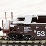 (HO) MAXI-IV Double Stack Car BNSF Old Logo (#253791) (3-Car Set) (without Container) (Model Train)