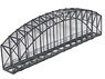 BN27 Arch Bridge (Single Track) Gray (Model Train)