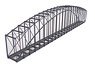 BN37 Arch Iron Bridge (Single Track) Gray (Model Train)