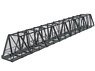 KN35 Truss Iron Bridge (Single Track) Gray (Model Train)