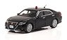 Toyota Crown Athlete (GRS214) Police Headquarters Traffic Unmarked Patrol Car (Black) (Diecast Car)
