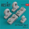 Jet Provost Type 2 Wheels Set (Plastic model)
