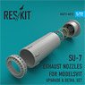 Su-7 Exhaust Nozzles (for Modelsvit Kit) (Plastic model)