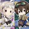 Bungo Stray Dogs Trading Square Can Badge (Set of 6) (Color paint) (Anime Toy)