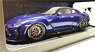 TOP SECRET GT-R (R35) Blue Metallic (ミニカー)