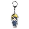 Touken Ranbu Potedan! Key Ring (Uchiban) 07: Mikazuki Munechika (Anime Toy)