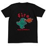 Godzilla Chibi Godzilla Fire Kids T-Shirt Black 130cm (Anime Toy)