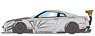 LB Works GT-R Type 2 2017 Matt Gray (Diecast Car)