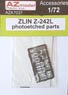 Photo-Etched Parts for Zlin Z-242L (Plastic model)