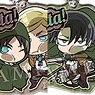 Pita! Deformed Attack on Titan Season 3 Acrylic Key Ring Vol.2 (Set of 10) (Anime Toy)