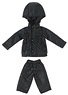 Mountain Parker & Short Pants Set (Black) (Fashion Doll)