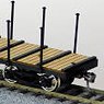 1/80(HO) Flat Wagon CHIKI3000 Kit (w/Bogie Frame) (Unassembled Kit) (Model Train)