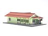 1/150 Scale Paper Model Kit Station Series 22 : Regional Station Building/Ogyu Station Type (Unassembled Kit) (Model Train)