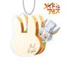 Made in Abyss Usagiza Nanachi Rabbit White Bread Acrylic Key Ring Sandwich Ver. (Anime Toy)