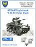 Stuart Light Tank T36 E6 Type Track (Plastic model)