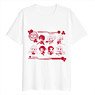 Sword Art Online Alicization Pop-up Character T-Shirt Red M (Anime Toy)